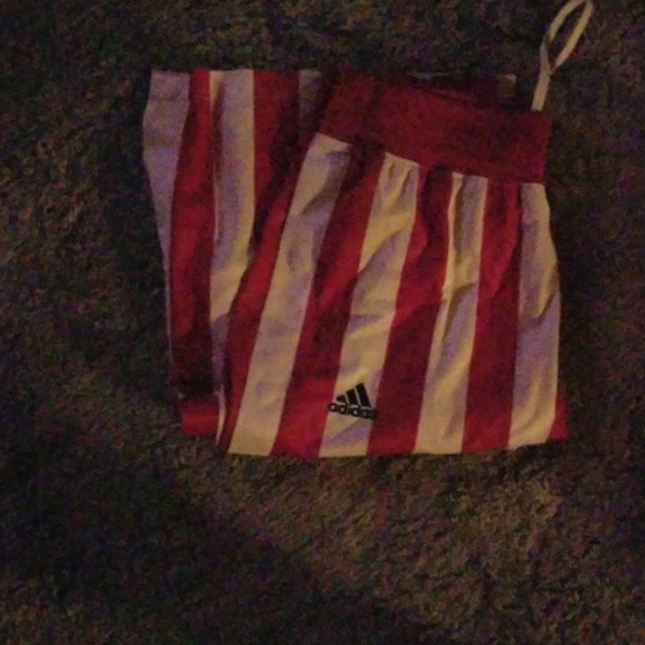 IU Adidas button up candy stripe pants - Picture 2 of 2